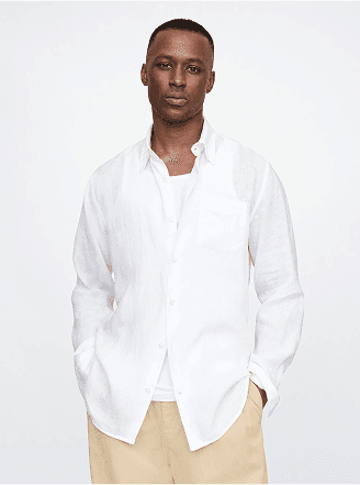 100  Linen ClassNameic Shirt
